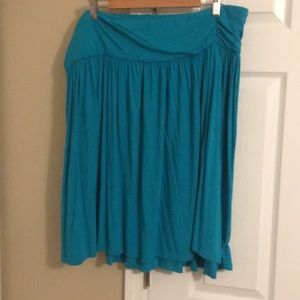 Lane Bryant Plus Size stretchy knee length skirt